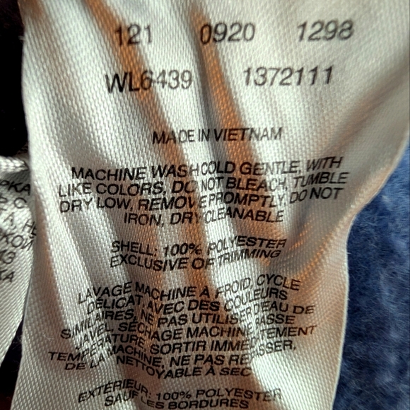 Columbia Women's Benton Springs Full Zip Blue Fleece Jacket Size M - Picture 6 of 8